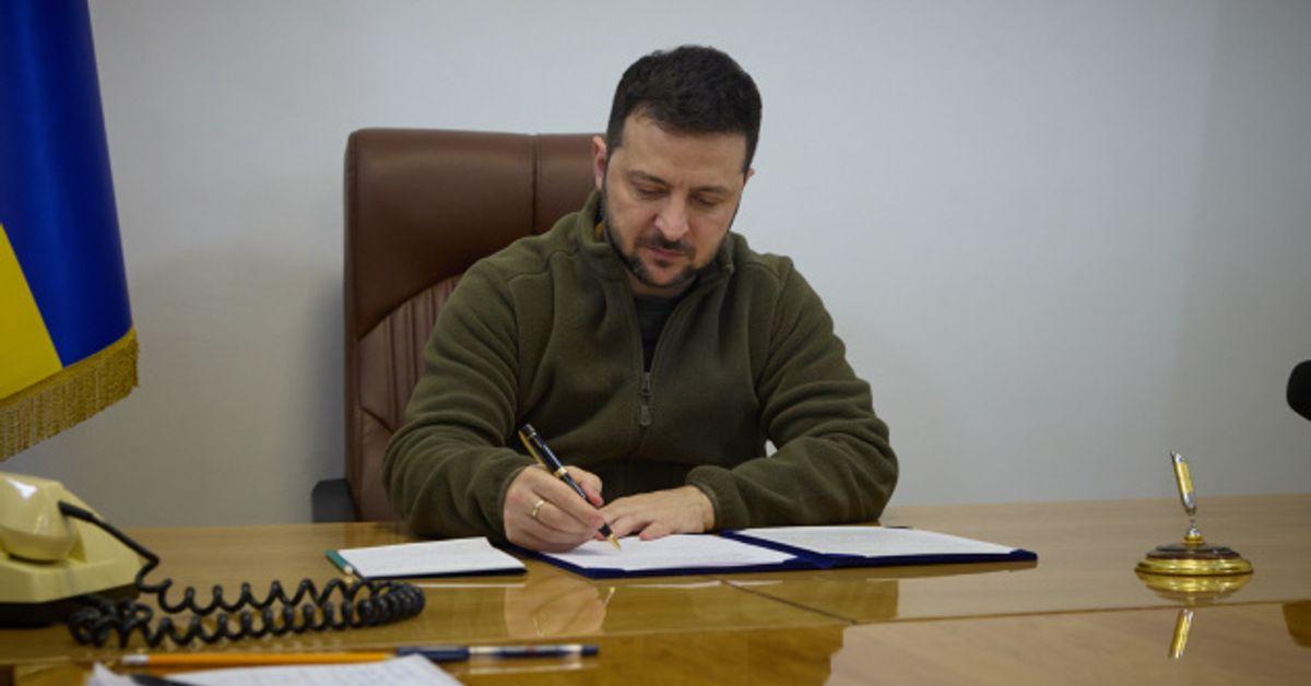 Ukraine’s law on military draft forwarded to president.