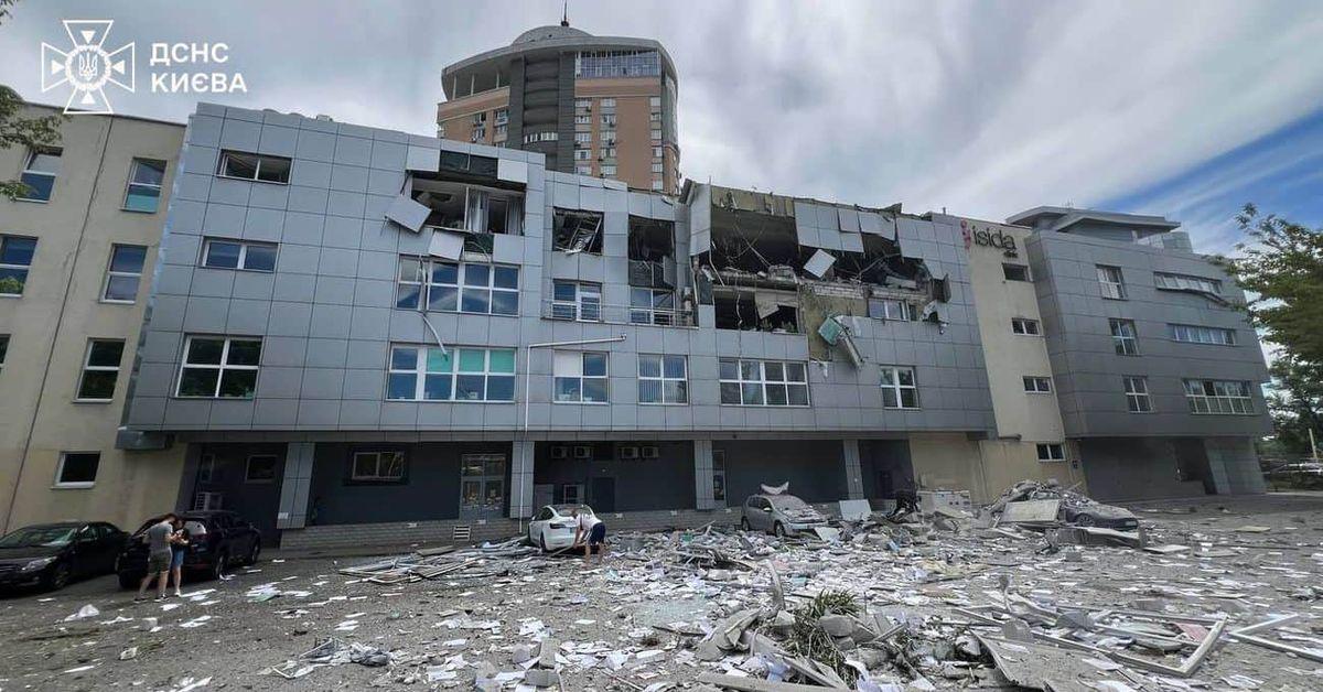 Wreckage fell on ADONIS medical centre in Kyiv, killing 5 doctors a...
