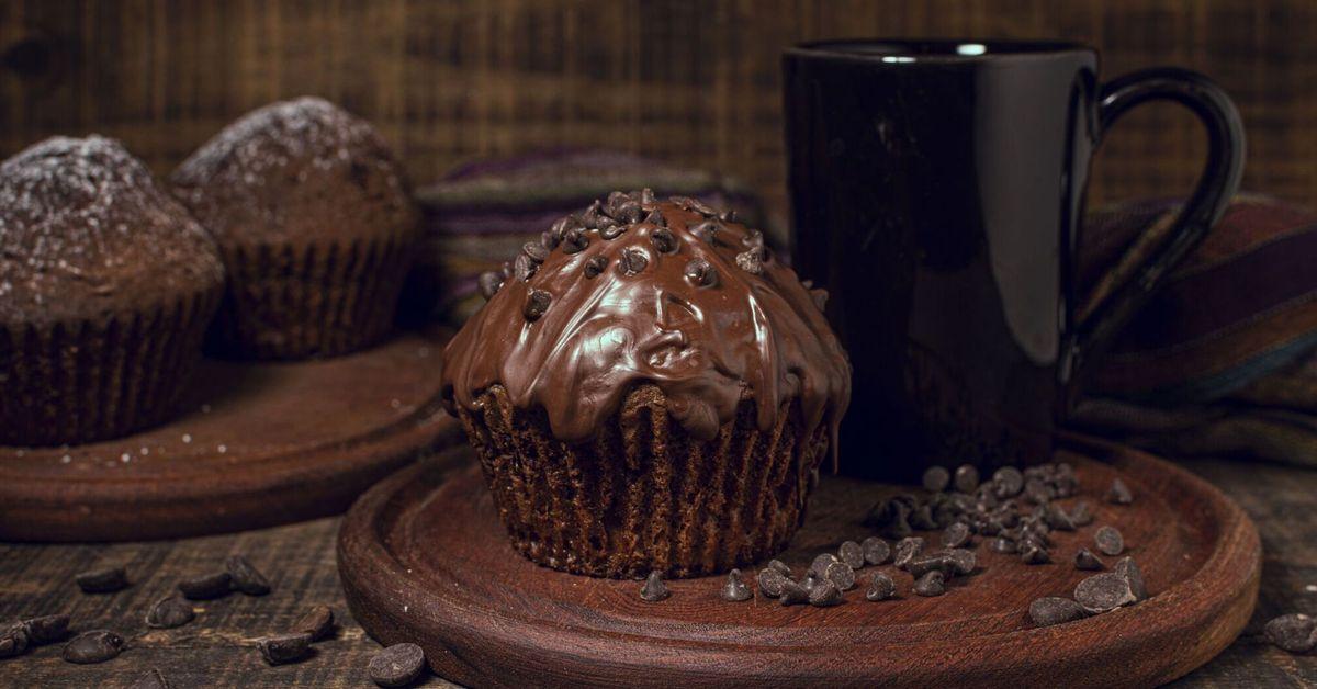 Lean coffee cupcake with orange: incredible deliciousness for morni...