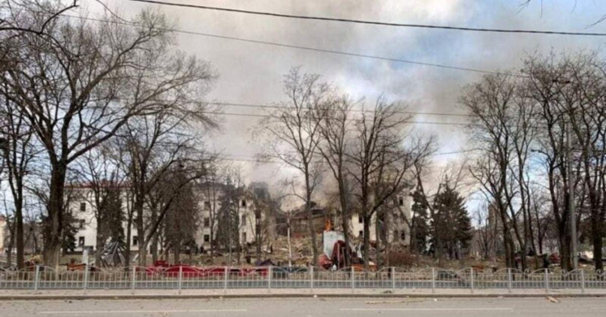 Historic Theater Sheltering Mariupol Civilians Hit By Air Strike, N...