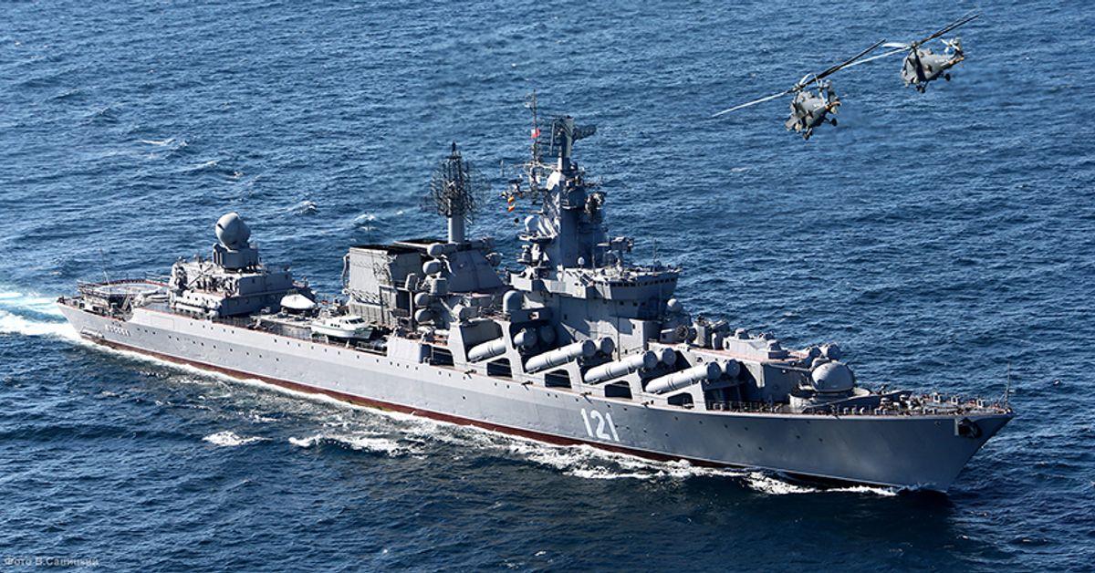 Russian nuclear-capable flagship Moskva sinks after Ukrainian missi...
