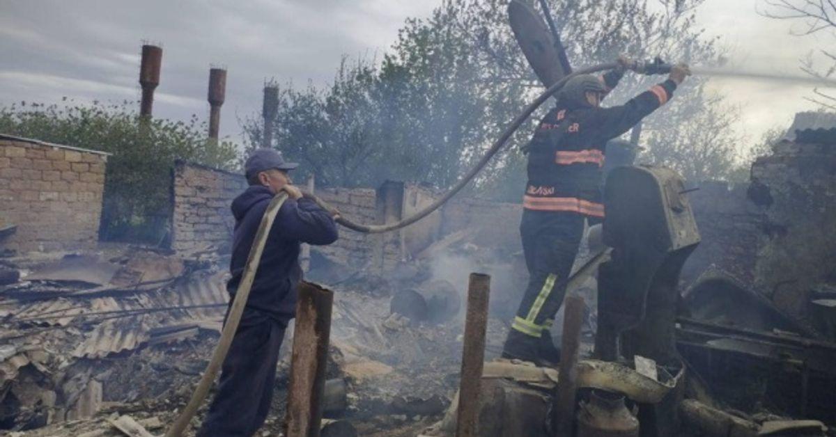 Enemy shells Lvove village in Kherson region, damaging school and h...