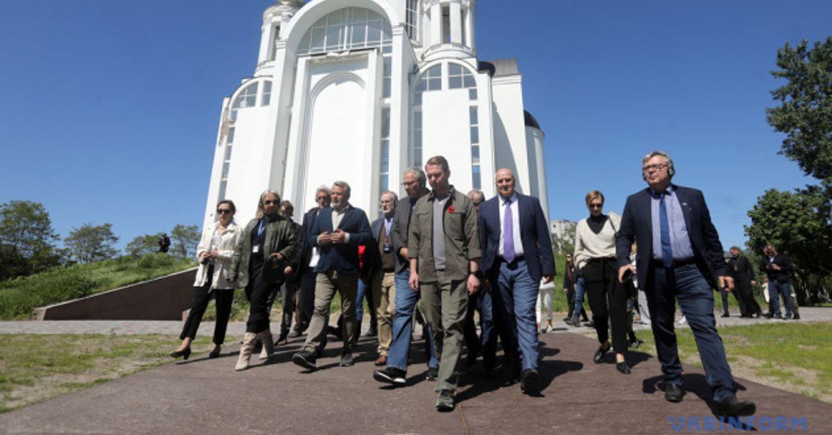 Foreign delegation visits Kyiv region