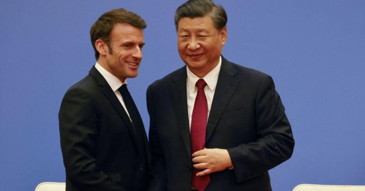 Macron, Von Der Leyen Urge China To Press Russia Over Ukraine.