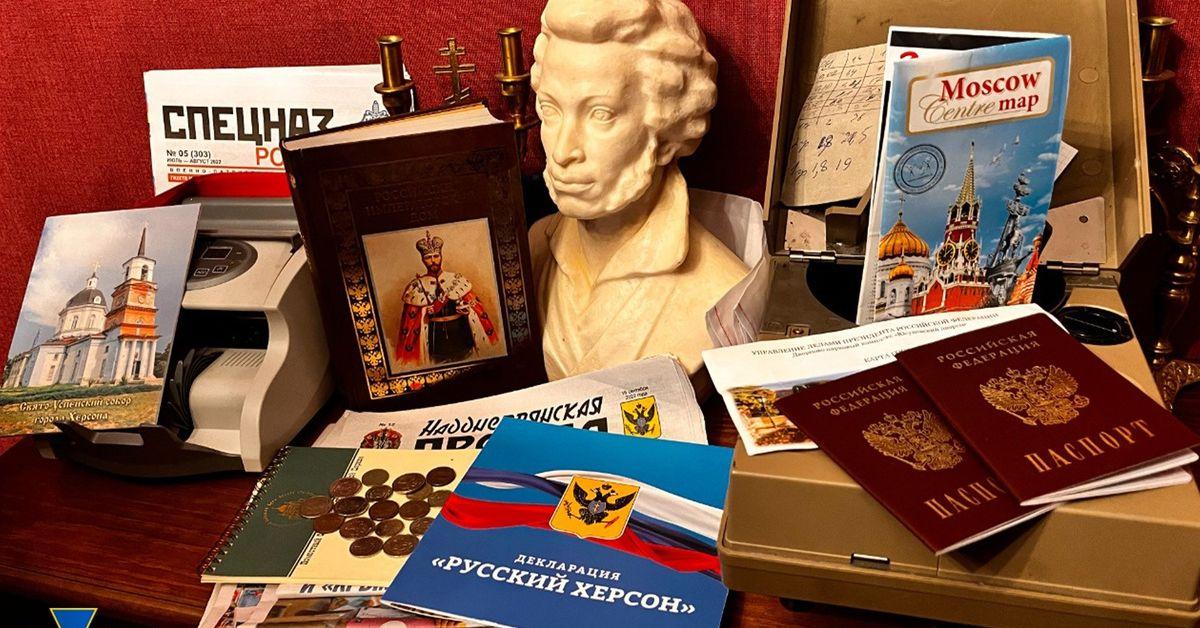 SBU finds Russian passports, stolen icons, 'Russian federal counsel...
