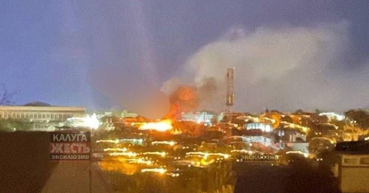 Drones attack oil refinery in Russia’s Kaluga Oblast.