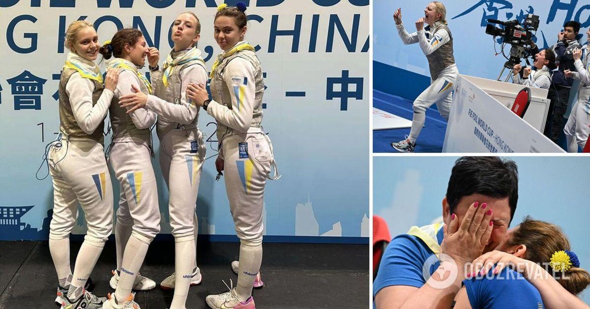 Ukraine wins medal for the first time in history at the World Fenci...